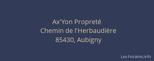 Ax'Yon Propreté