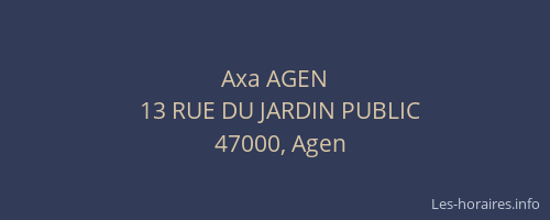 Axa AGEN