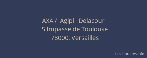 AXA /  Agipi   Delacour