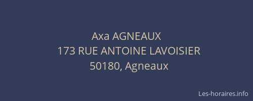 Axa AGNEAUX