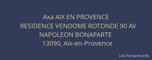Axa AIX EN PROVENCE