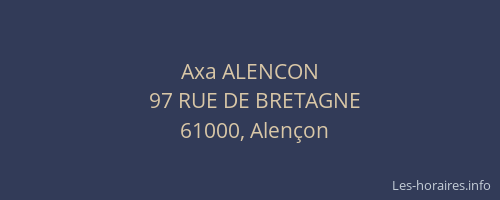 Axa ALENCON