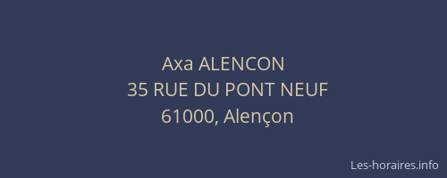 Axa ALENCON