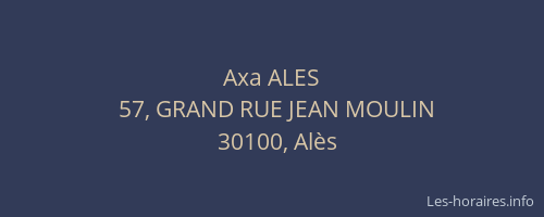 Axa ALES