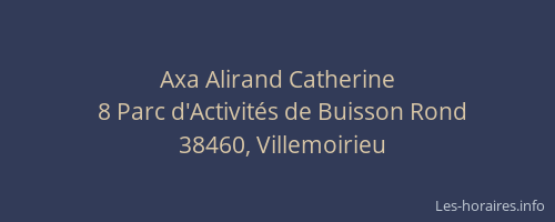 Axa Alirand Catherine