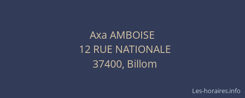 Axa AMBOISE