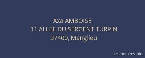 Axa AMBOISE