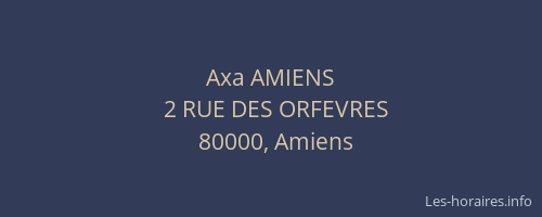 Axa AMIENS