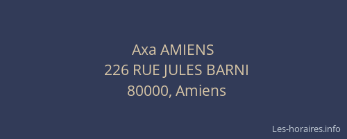 Axa AMIENS