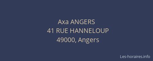 Axa ANGERS