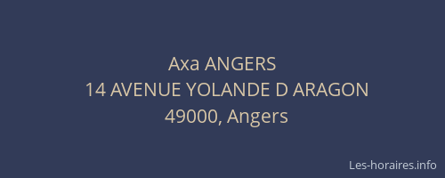 Axa ANGERS