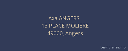 Axa ANGERS