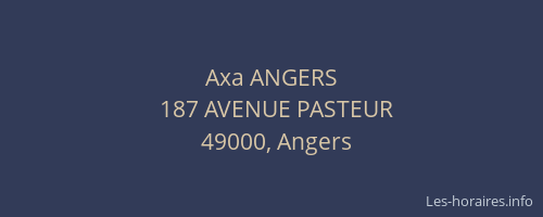 Axa ANGERS