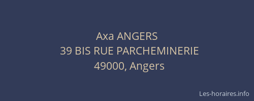 Axa ANGERS