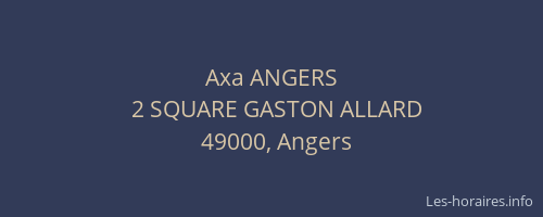 Axa ANGERS