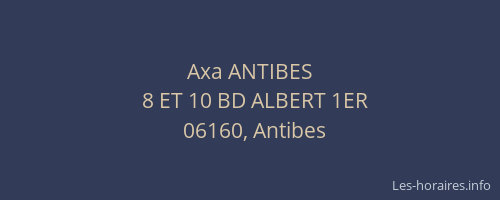 Axa ANTIBES