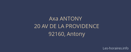 Axa ANTONY