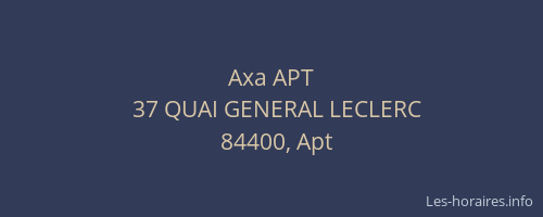 Axa APT