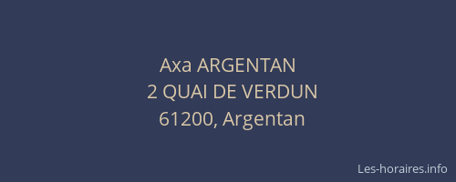 Axa ARGENTAN
