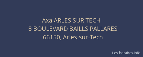 Axa ARLES SUR TECH