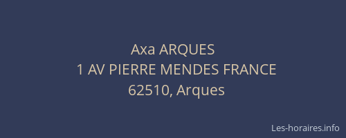 Axa ARQUES
