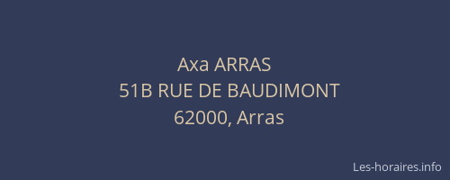 Axa ARRAS