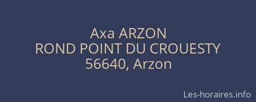 Axa ARZON