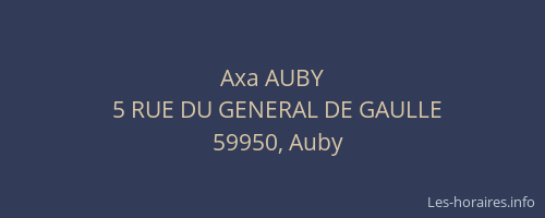 Axa AUBY