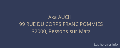 Axa AUCH