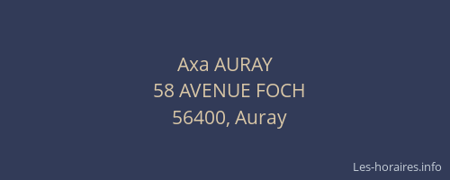 Axa AURAY