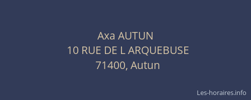 Axa AUTUN