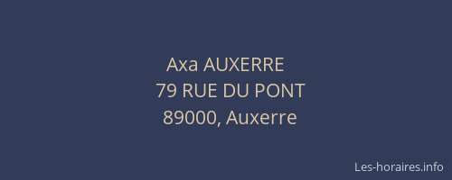 Axa AUXERRE