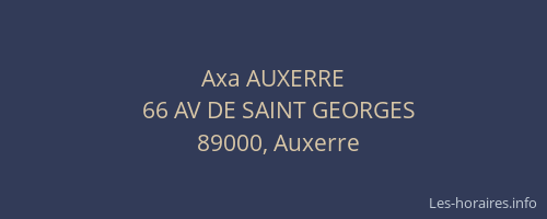 Axa AUXERRE