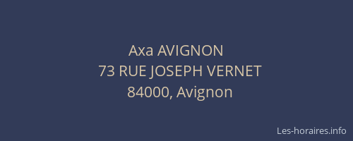 Axa AVIGNON