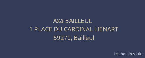 Axa BAILLEUL