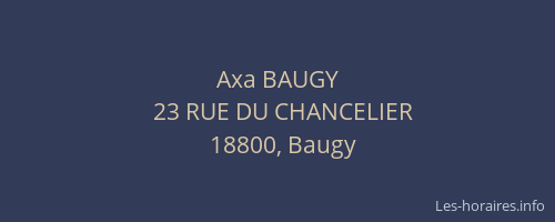 Axa BAUGY