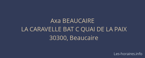 Axa BEAUCAIRE