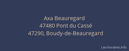 Axa Beauregard