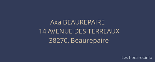 Axa BEAUREPAIRE