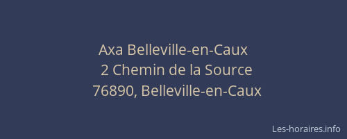Axa Belleville-en-Caux