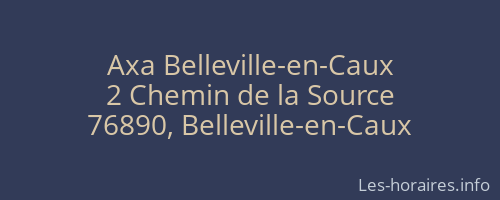 Axa Belleville-en-Caux