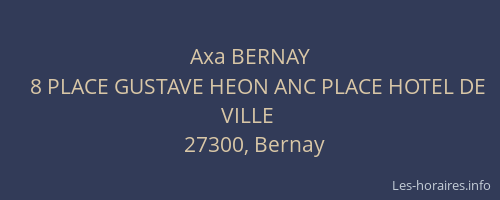 Axa BERNAY