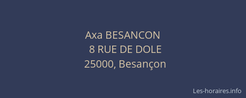 Axa BESANCON