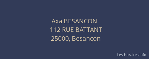 Axa BESANCON