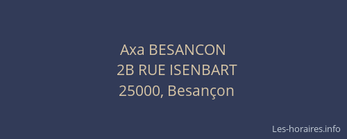 Axa BESANCON
