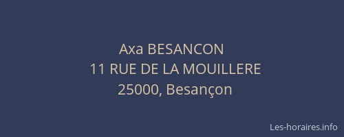 Axa BESANCON
