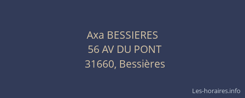 Axa BESSIERES