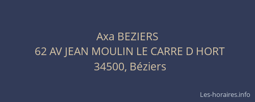 Axa BEZIERS