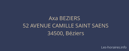Axa BEZIERS