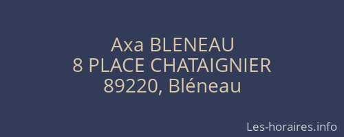 Axa BLENEAU